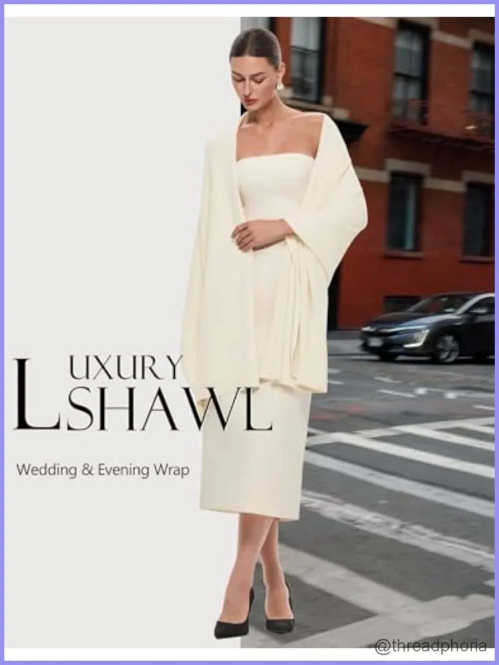 Pashmina Shawl Wrap Large Wedding Bridal Evening Winter Scarf